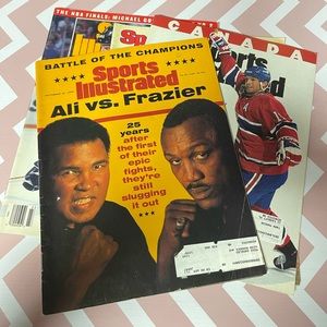 Vintage sports Illustrated magazines
